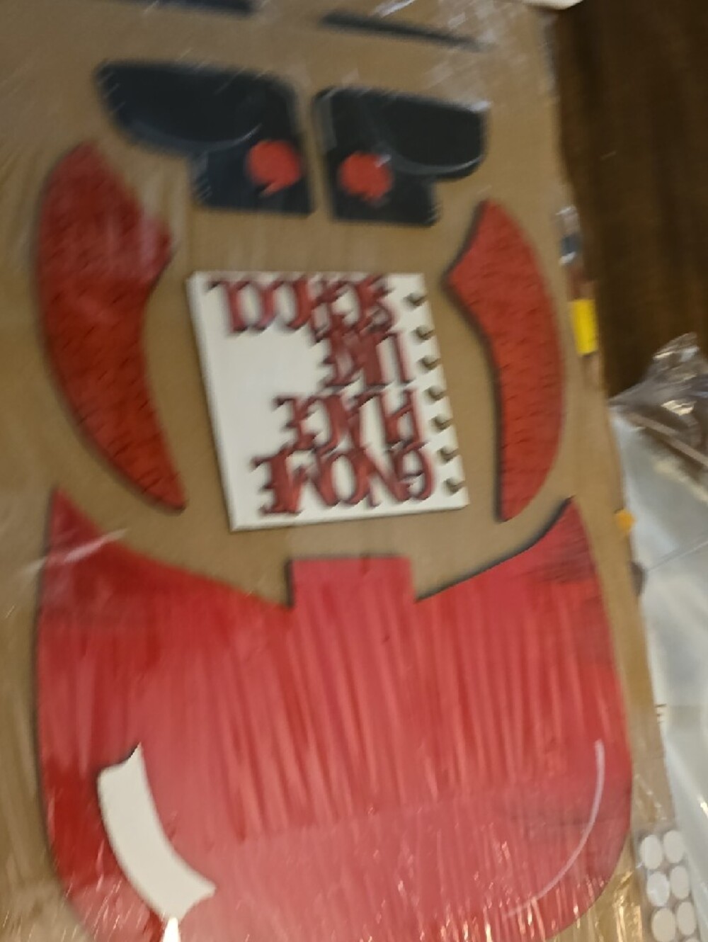 Handpainted Wooden Fall Door Hangers - Scarecrow & Apple Gnome - Picture 8 of 8